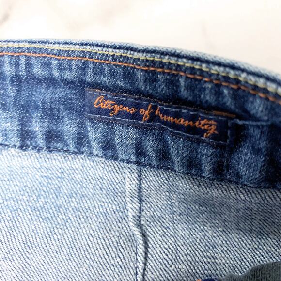 Citizens of Hummanity Womens Size 28 Sophia #300 Medium Wash Denim Skirt - Picture 12 of 12